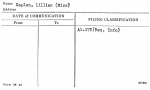 Kaplan, Lillian (Miss)