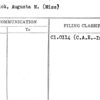Kastendick, Augusta M. (Miss)