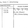 Kaufman, Henry J. Advertising