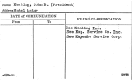 Keating, John B. (President)