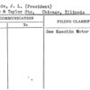 Keeshin, J.L. (President)