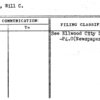 Kegel, Will C.