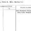 Kelly, Edwin M. (Mrs. Marion S.)