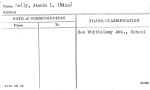 Kelly, Jennie L. (Miss)