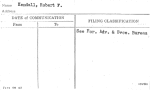 Kendall, Robert F.