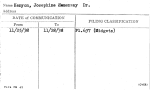 Kenyon, Josephine Hemenway Dr.