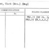 Kidder, Clark (Mrs.) (May)