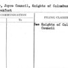 Kilmer, Joyce Council, Knights of Columbus Communion Breakfast