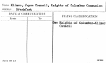 Kilmer, Joyce Council, Knights of Columbus Communion Breakfast