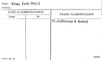King, Jack (Col.)