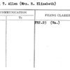 Kirk, T. Allen (Mrs. R. Elizabeth)