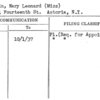 Kirwin, Mary Leonard (Miss)
