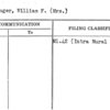 Kissinger, William F. (Mrs.)