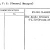 Klahre, J.E. (General Manger)