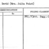 Klein, David (Mrs. Julia Feist)