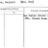 Kleinick, Benjamin (Mrs. Eve)