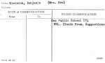 Kleinick, Benjamin (Mrs. Eve)