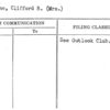 Kline, Clifford R. (Mrs.)