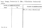 Knapp, Frederick E. (Mrs. Wilhelmina Woolworth)