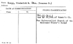 Knapp, Frederick M. (Mrs. Frances B.)