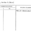 Koch, Berthe C. (Miss)