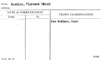 Koehler, Florence (Miss)