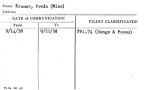 Kramer, Freda (Miss)