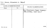 Kraus, Elizabeth G. (Miss)