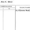 Kraus, Mary M. (Miss)