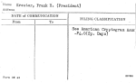 Kreuter, Frank H. (President)