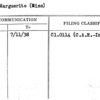 Kumm, Marguerite (Miss)