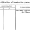 Labor Affiliations of Broadcasting Company Engineers