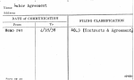 Labor Agreement