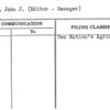 Lacey, John J. (Editor - Manager)