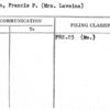 Laffin, Francis P. (Mrs. Laveina)