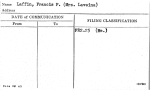 Laffin, Francis P. (Mrs. Laveina)