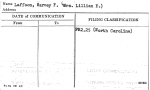Laffoon, Harvey F. (Mrs. Lillian E.)