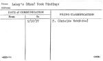 Lahey's (Miss) Book Bindings