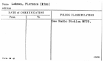 Lahman, Florence (Miss)