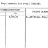 Lamp Requirements for Focal Exhibit
