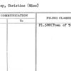 Lampley, Christine (Miss)