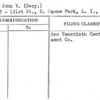 Lane, John V. (Secy.)