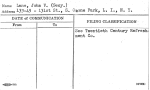 Lane, John V. (Secy.)