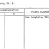 Langbein, Ed. E.