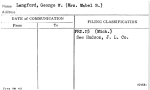 Langford, George W. (Mrs. Mabel B.)