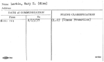 Larkin, Mary E. (Miss)
