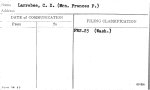 Larrabee, C.X. (Mrs. Frances P.)