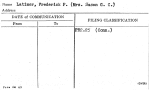 Latimer, Fredrick P. (Mrs. Susan G.C.)