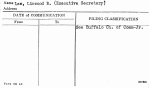 Law, Linwood B. (Executive Secretary)