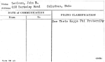 Lawless, John B.